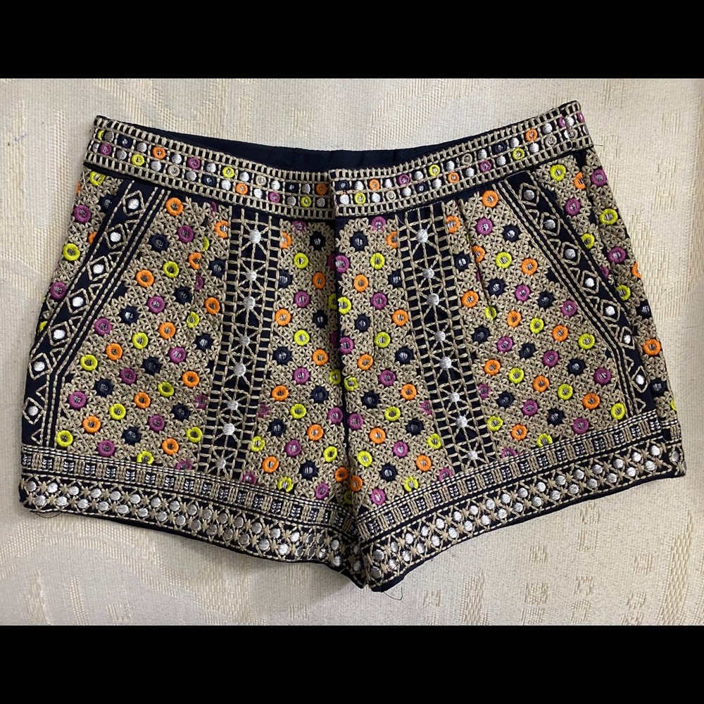 Embroidered Shorts